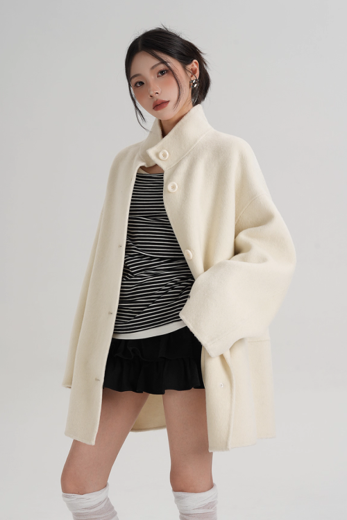 Stand Collar Short Coat