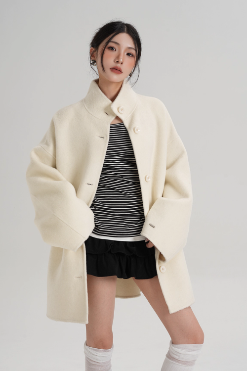 Stand Collar Short Coat