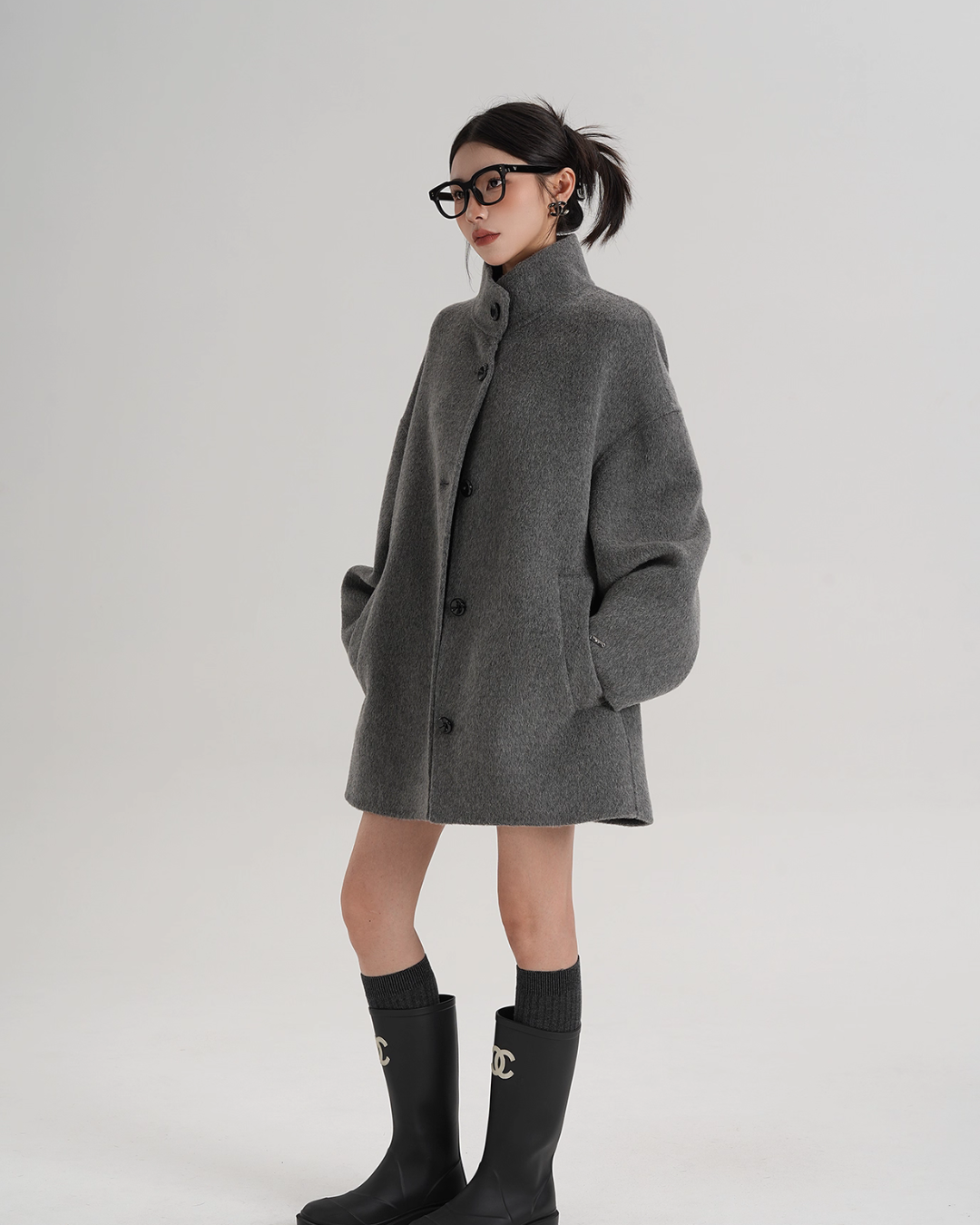 Stand Collar Short Coat Stand Collar Short Coat