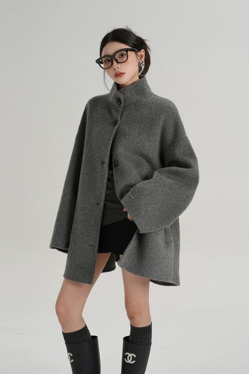 Stand Collar Short Coat