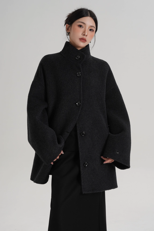 Stand Collar Short Coat