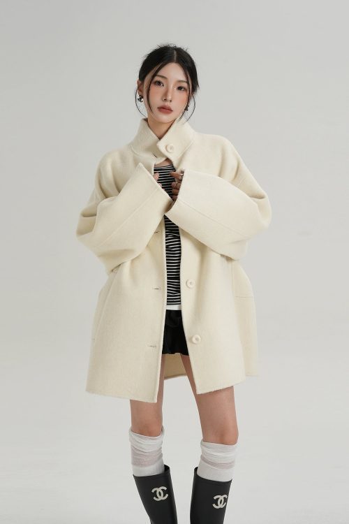Stand Collar Short Coat