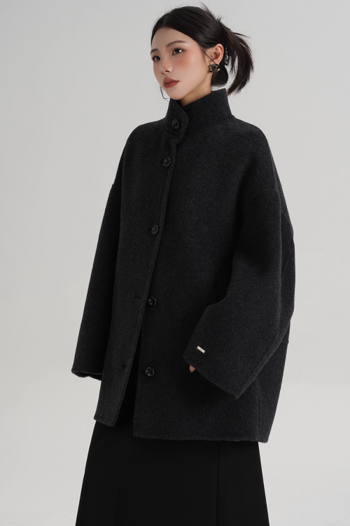 Stand Collar Short Coat