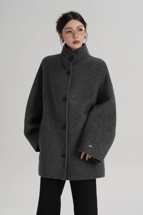 Stand Collar Short Coat
