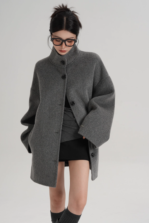 Stand Collar Short Coat