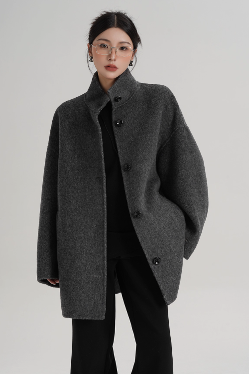 Stand Collar Short Coat