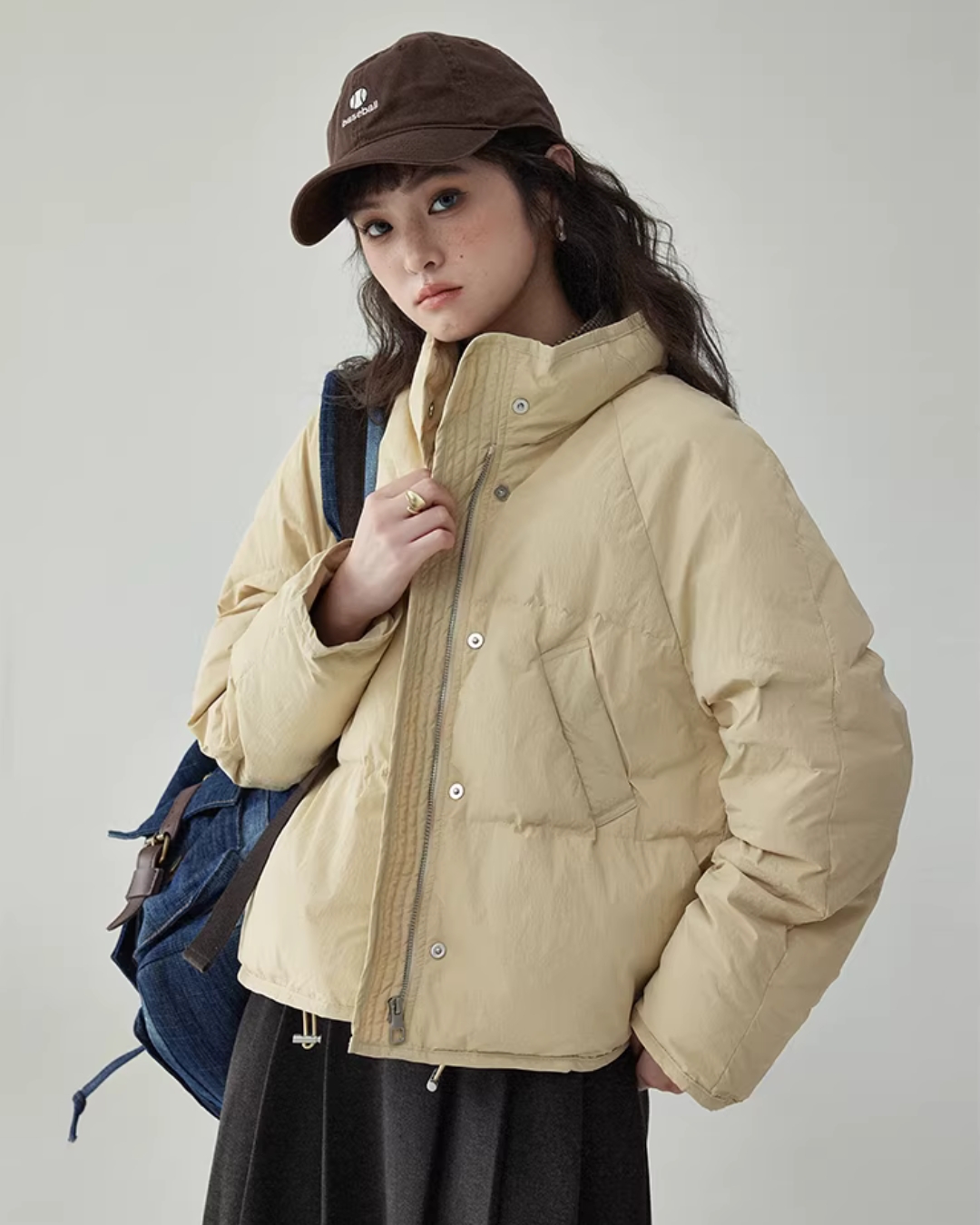 Stand Collar Short Down Jacket Stand Collar Short Down Jacket