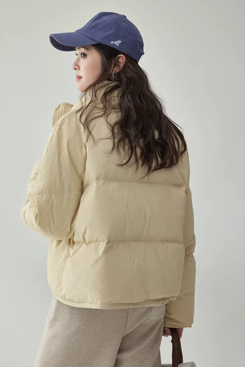 Stand Collar Short Down Jacket