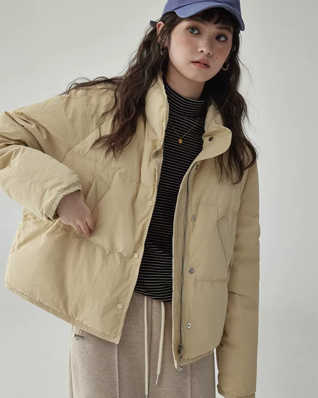 Stand Collar Short Down Jacket Stand Collar Short Down Jacket