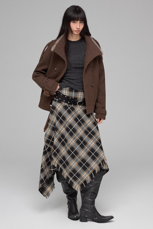 Stand Collar Short Jacket