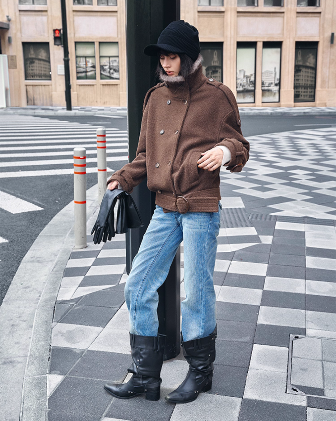 Stand Collar Short Jacket Stand Collar Short Jacket