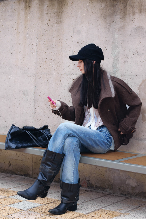 Stand Collar Short Jacket