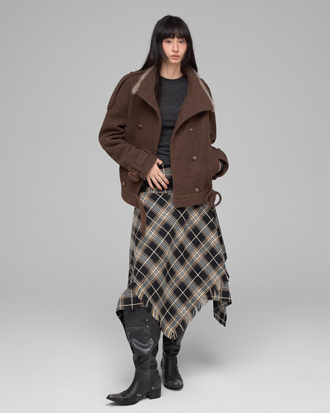 Stand Collar Short Jacket Stand Collar Short Jacket