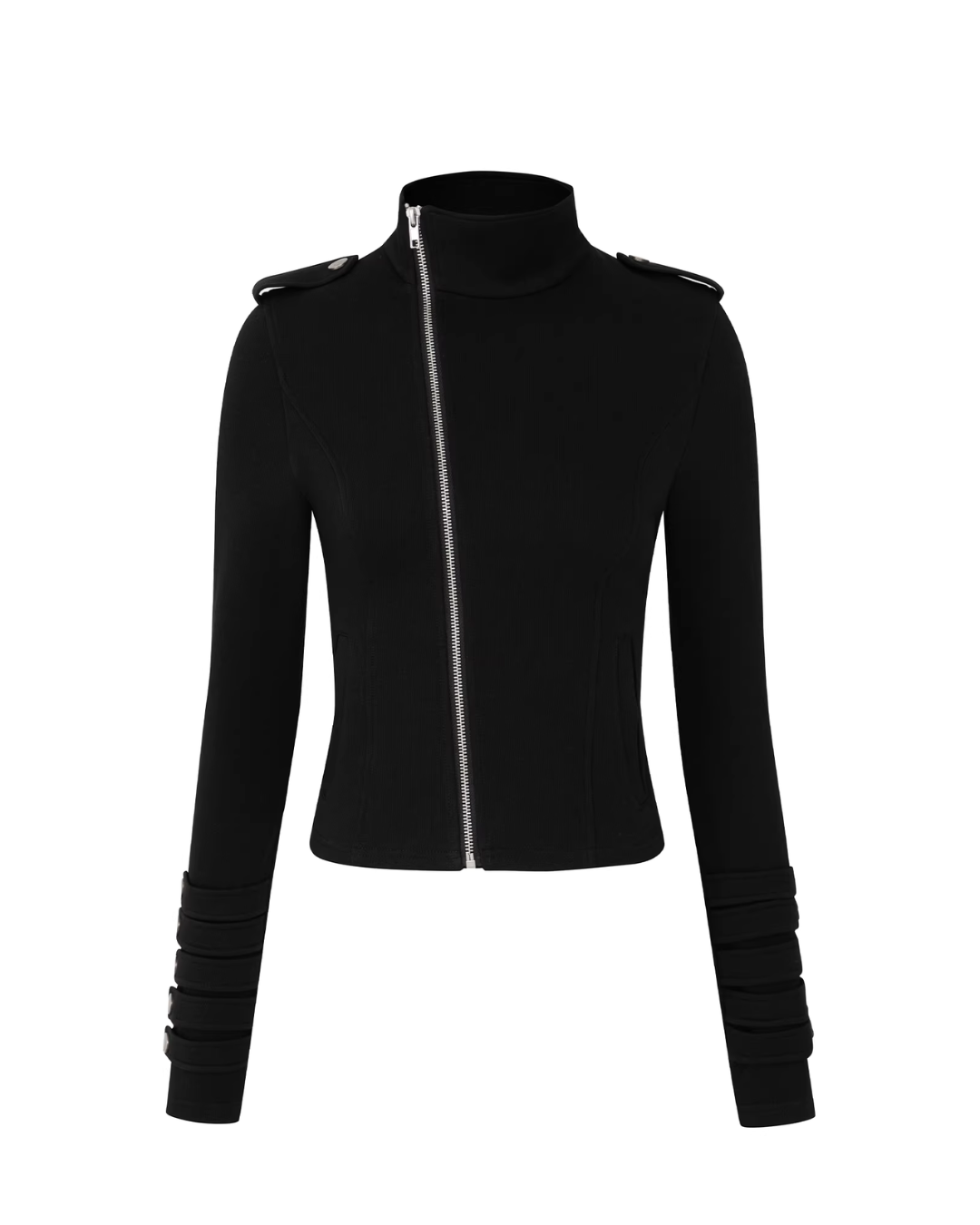 Stand Collar Slim Fit Jacket Stand Collar Slim Fit Jacket