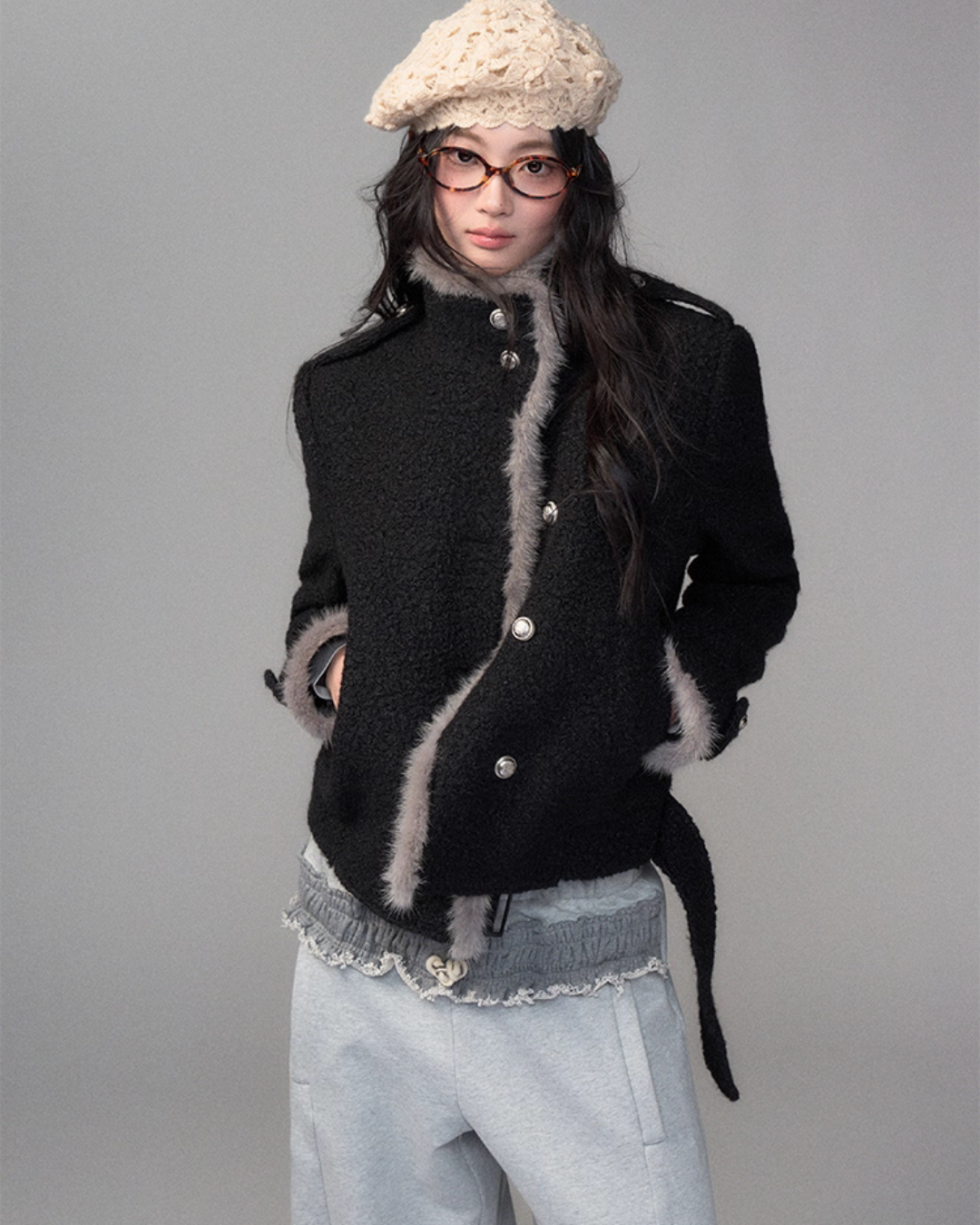 Stand Collar Wool Coat Stand Collar Wool Coat