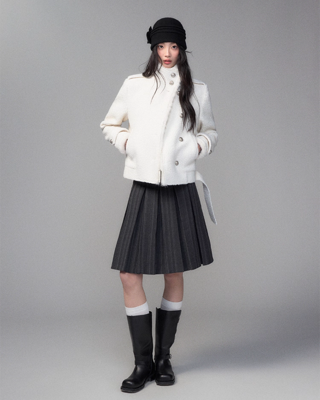 Stand Collar Wool Coat Stand Collar Wool Coat