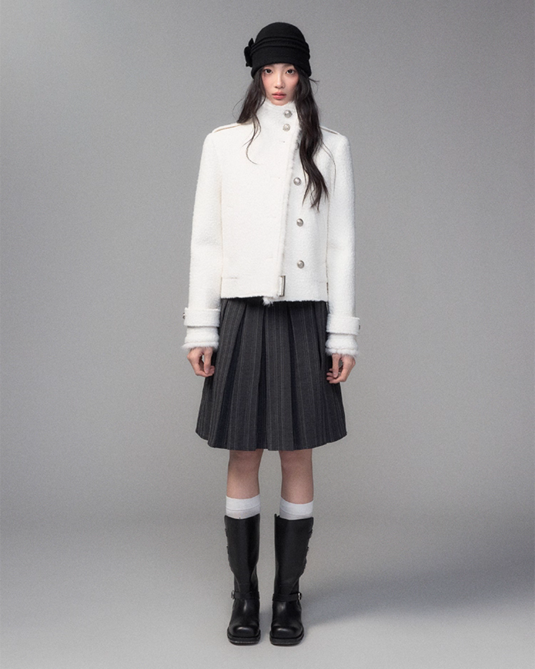 Stand Collar Wool Coat Stand Collar Wool Coat