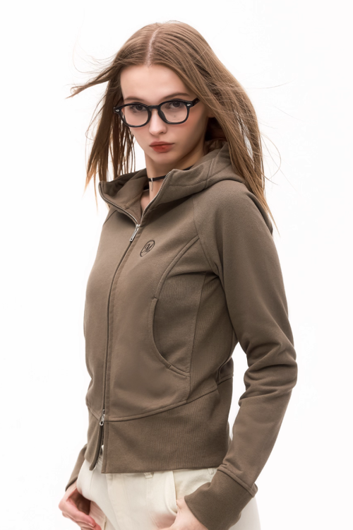 Stand Collar Zip Jacket