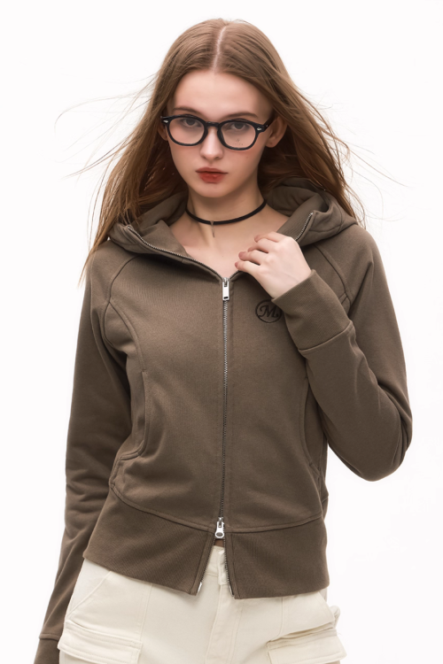 Stand Collar Zip Jacket