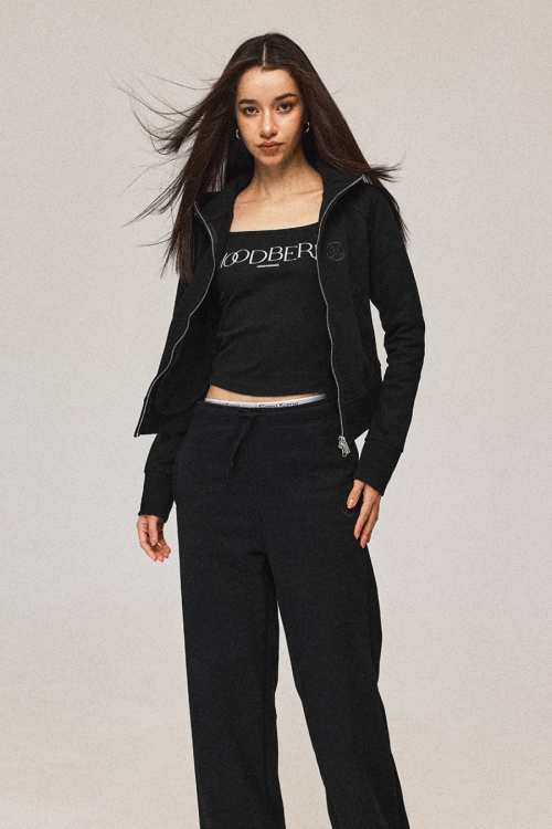 Stand Collar Zip Jacket