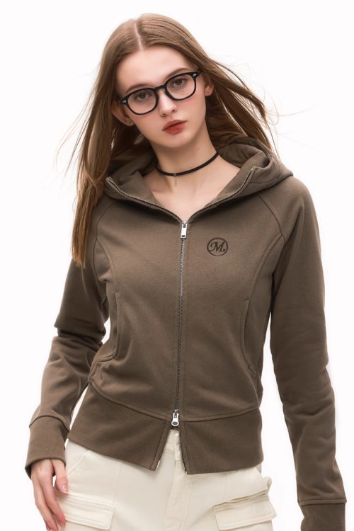 Stand Collar Zip Jacket