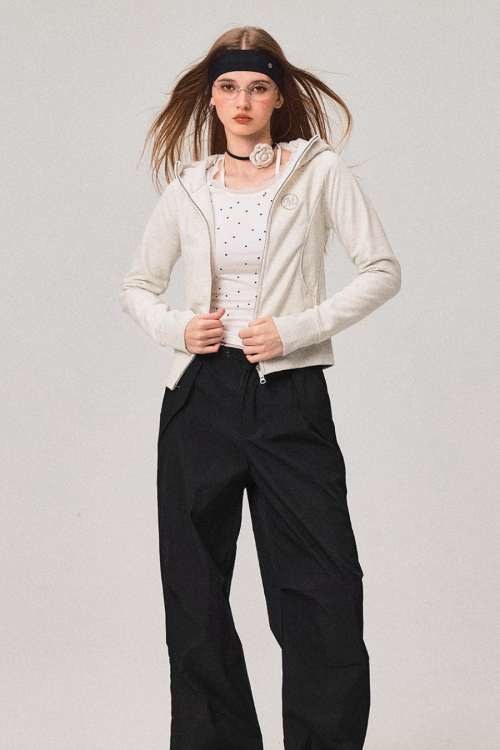 Stand Collar Zip Jacket