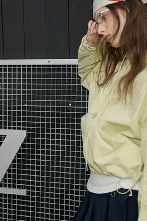 Stand Collar Zip-Up Jacket