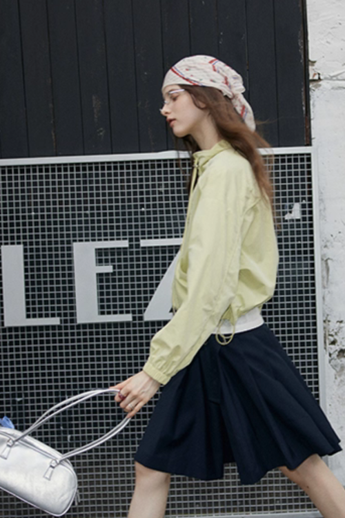 Stand Collar Zip-Up Jacket