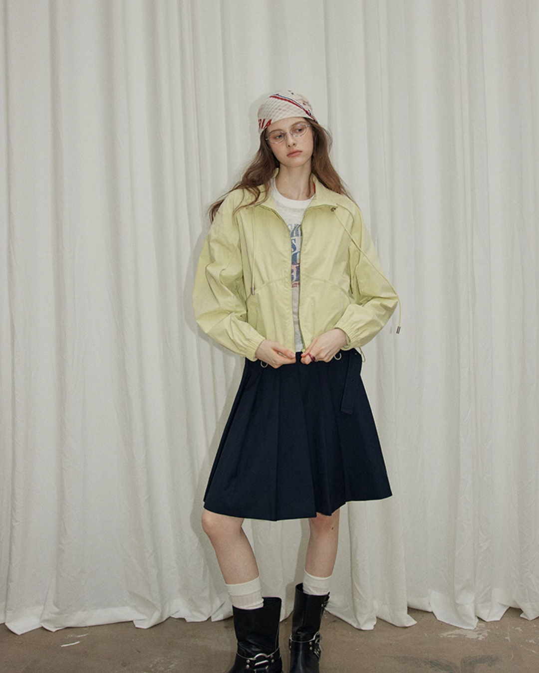 Stand Collar Zip-Up Jacket Stand Collar Zip-Up Jacket