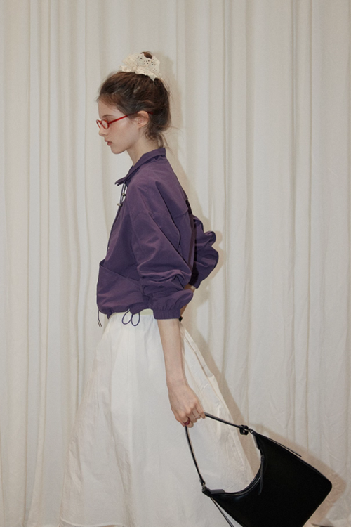 Stand Collar Zip-Up Jacket