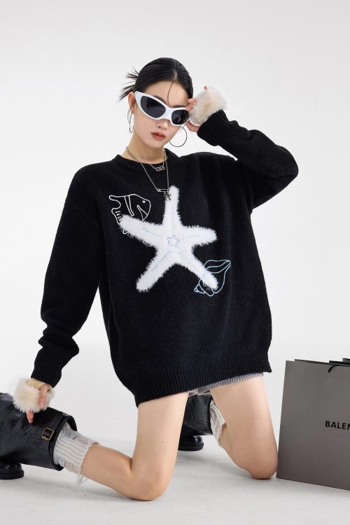 Starfish Round Neck Knit