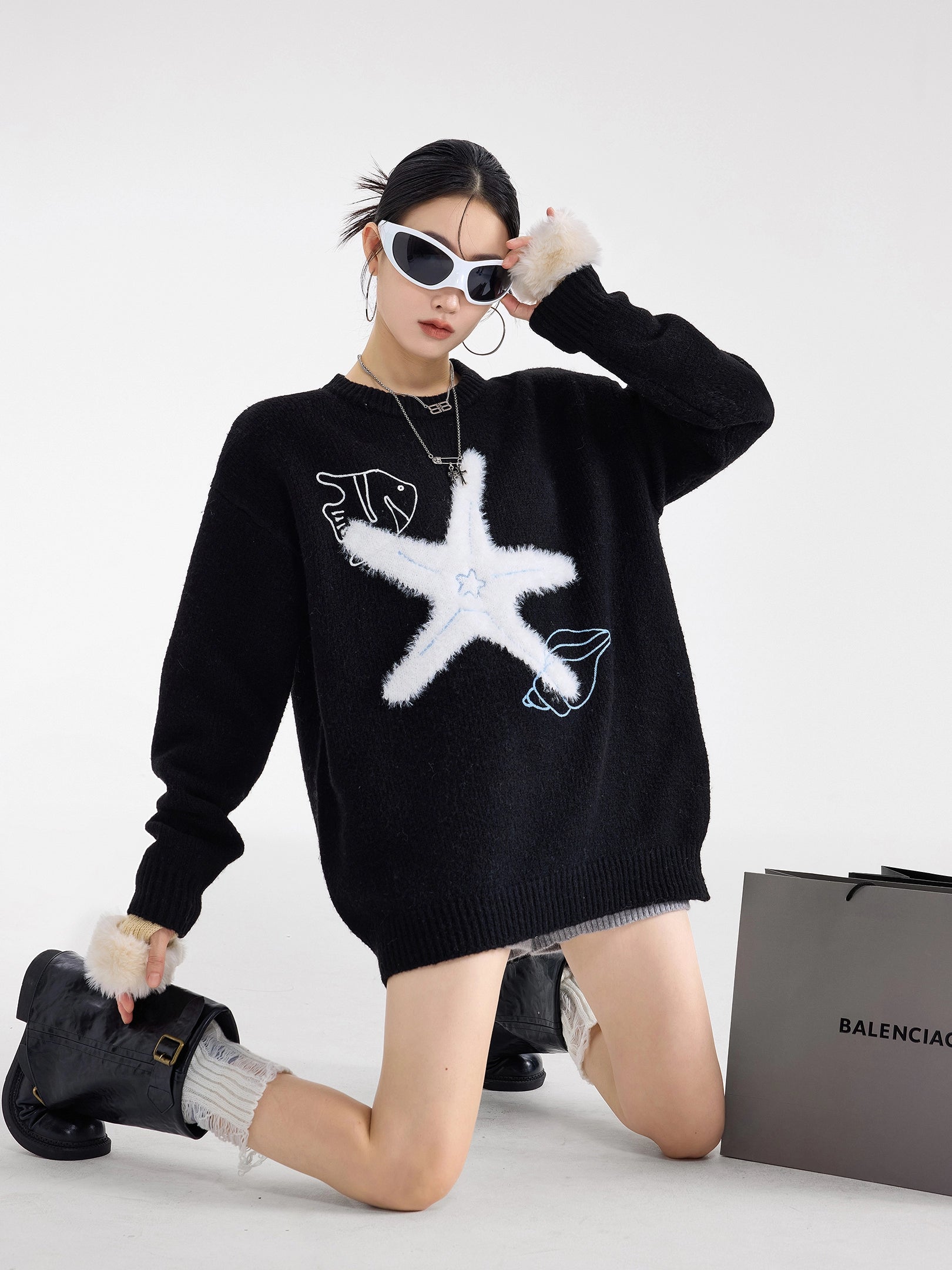 Starfish Round Neck Knit Starfish Round Neck Knit