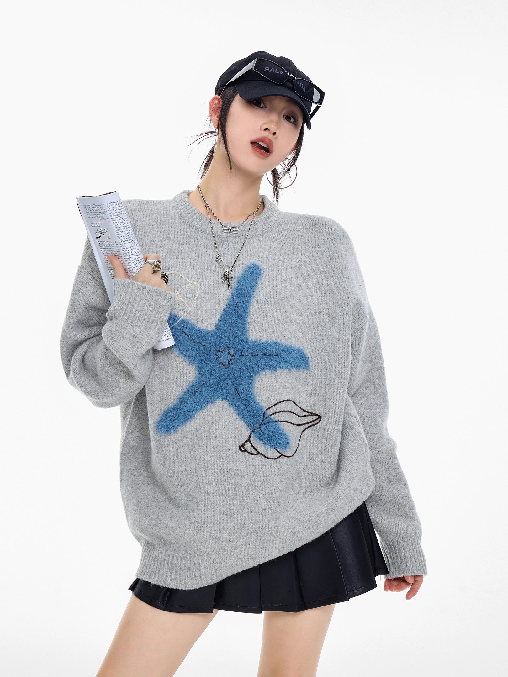 Starfish Round Neck Knit Starfish Round Neck Knit