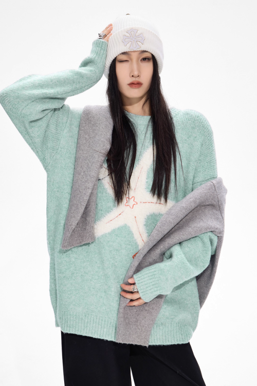 Starfish Round Neck Knit
