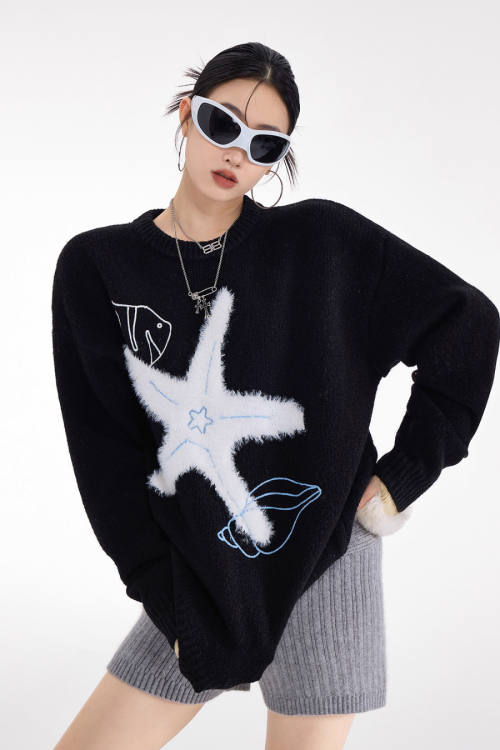 Starfish Round Neck Knit