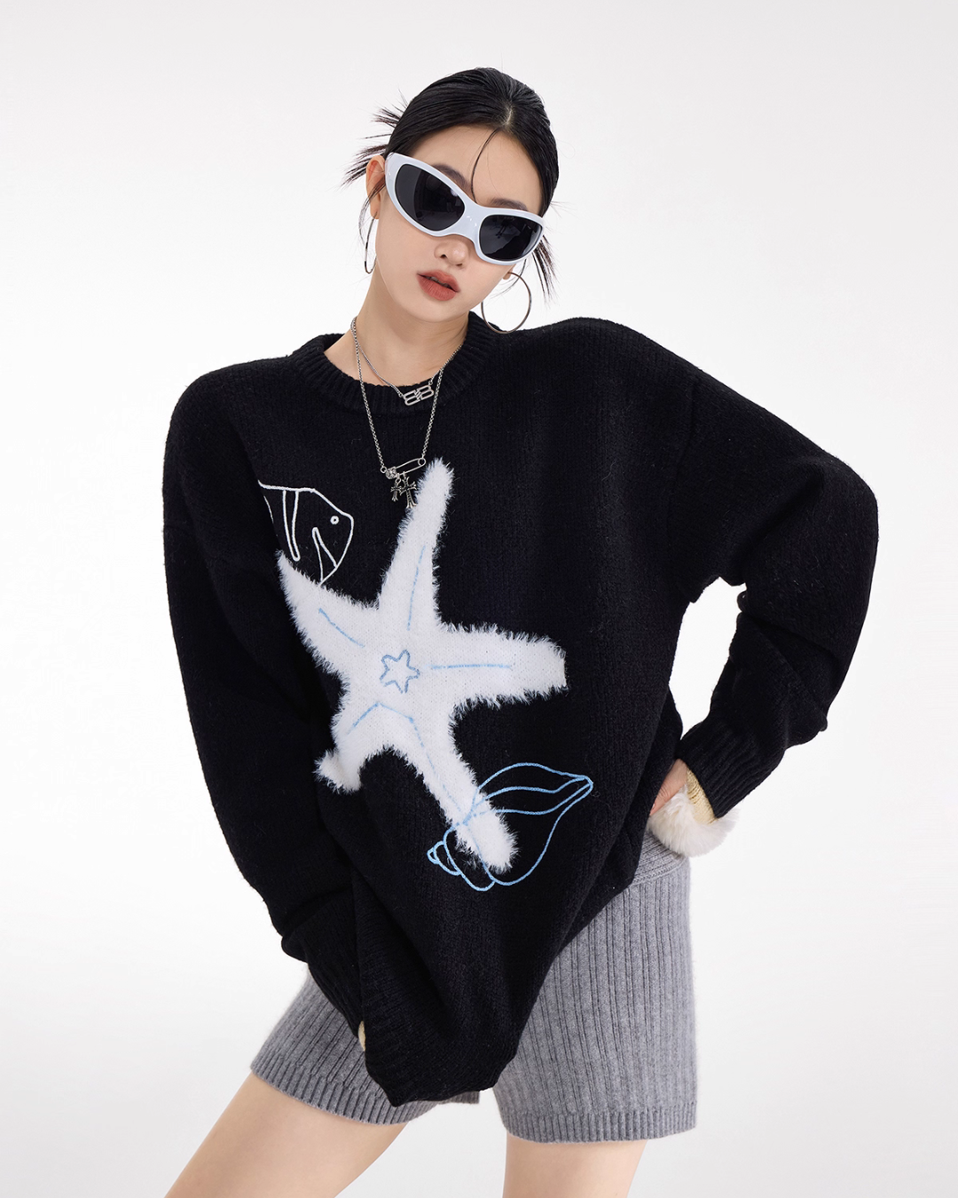 Starfish Round Neck Knit Starfish Round Neck Knit