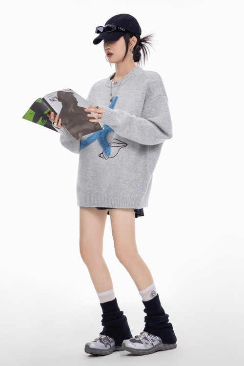 Starfish Round Neck Knit