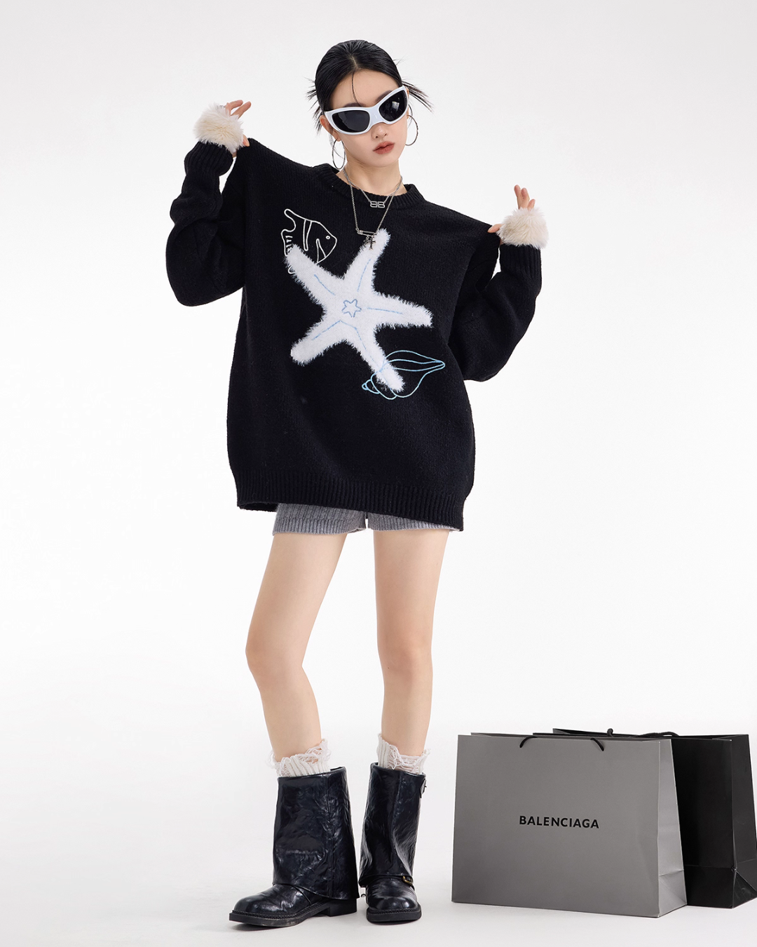 Starfish Round Neck Knit Starfish Round Neck Knit