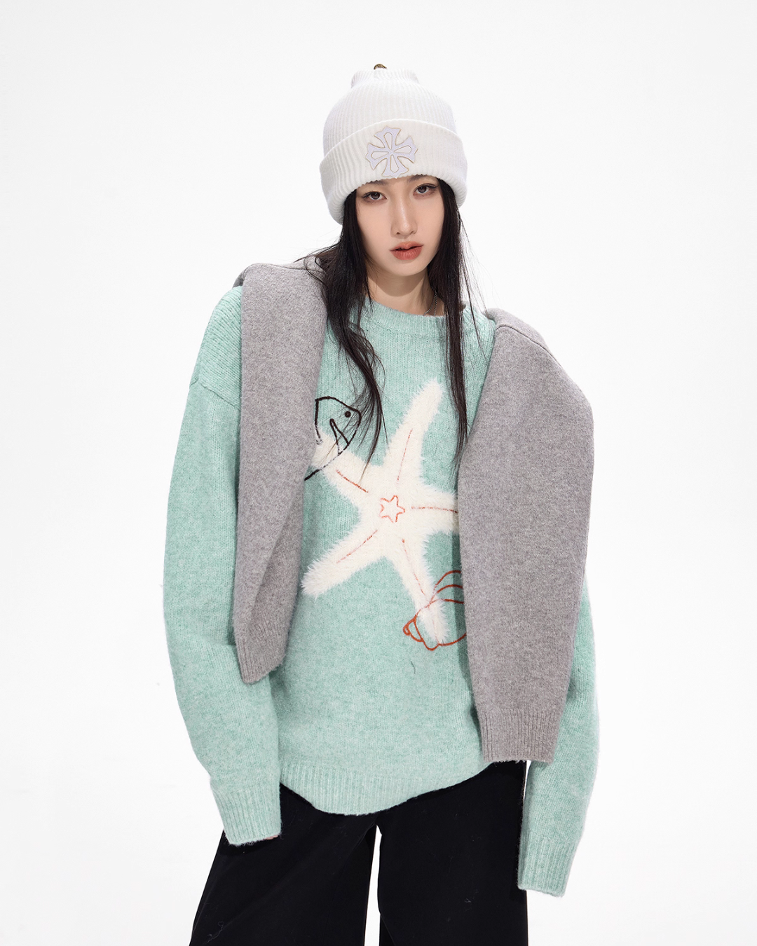 Starfish Round Neck Knit Starfish Round Neck Knit