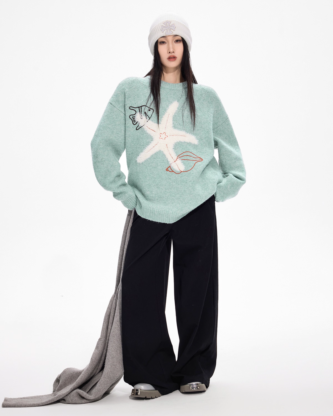 Starfish Round Neck Knit Starfish Round Neck Knit