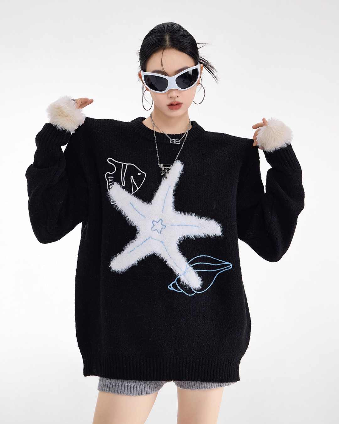 Starfish Round Neck Knit Starfish Round Neck Knit