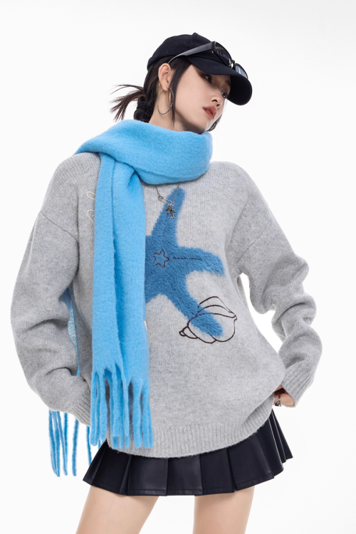 Starfish Round Neck Knit