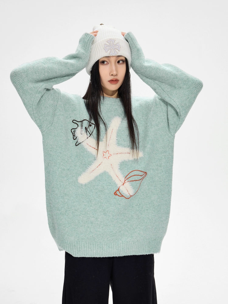 Starfish Round Neck Knit Starfish Round Neck Knit