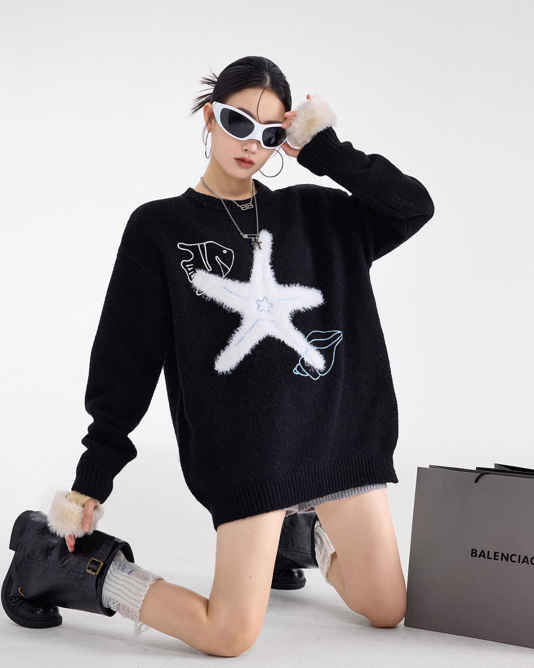 Starfish Round Neck Knit Starfish Round Neck Knit