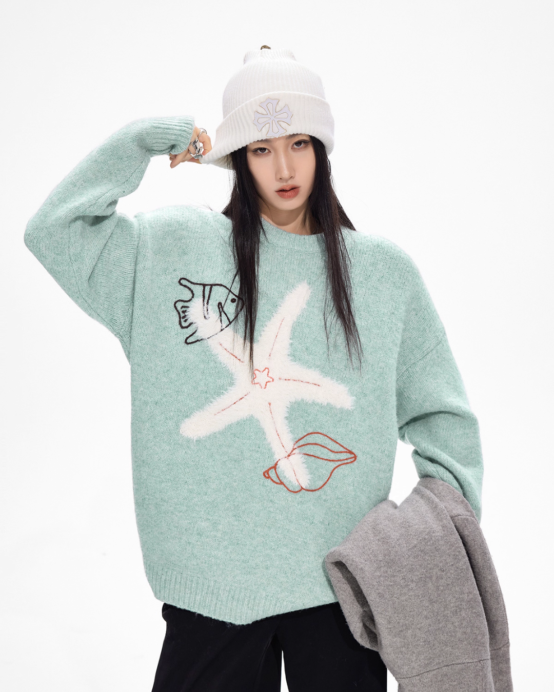 Starfish Round Neck Knit Starfish Round Neck Knit