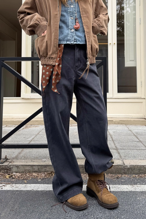 Straight Cargo Pants