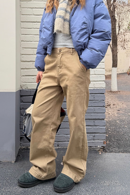 Straight Cargo Pants