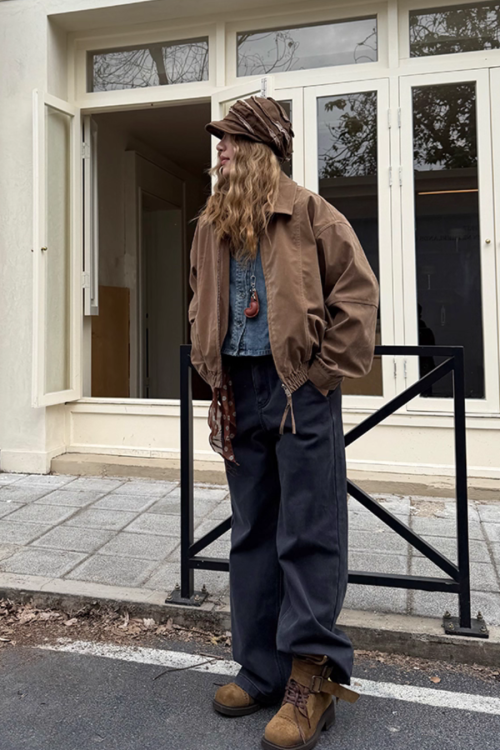 Straight Cargo Pants