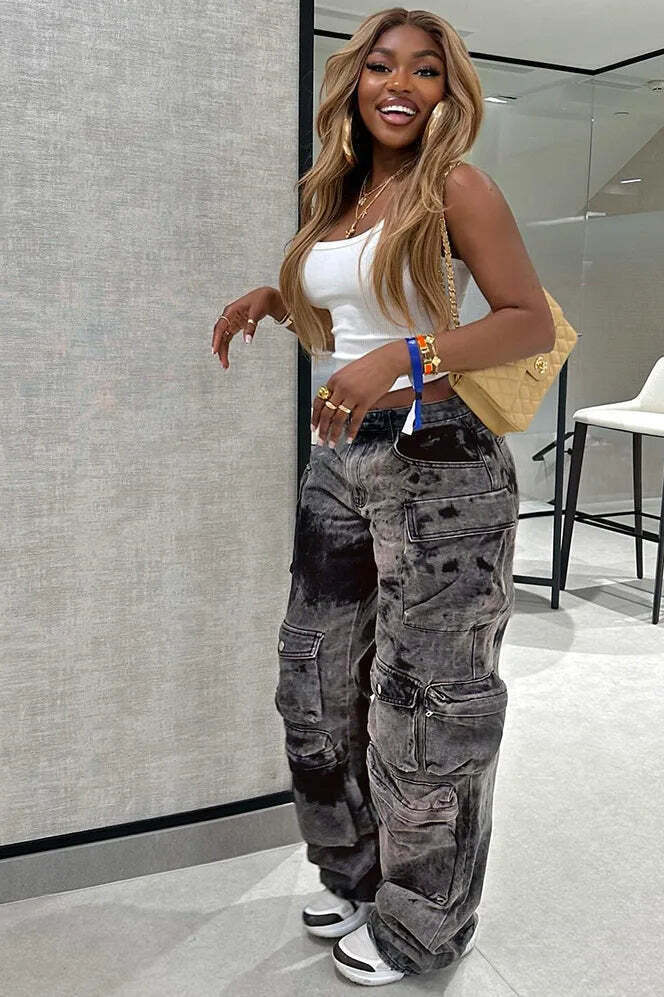 Straight Leg Utility Cargo Pants Straight Leg Utility Cargo Pants