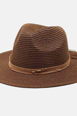 Straw Fedora Hat
